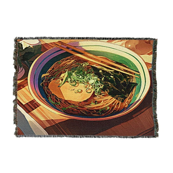 Pure Country Weavers Home Made Tapestry Throw Blanket Woven from Cotton - Made in The USA (54x62)