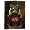 thumbnail image 1 of Pure Country Weavers Lady Main Coon Blanket - Fantasy Cotton Tapestry Throw - Made in The USA - 72" x 54", 1 of 8