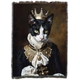 thumbnail image 1 of Pure Country Weavers Lady Tuxedo Blanket - Fantasy Cotton Tapestry Throw - Made in The USA - 72" x 54", 1 of 8