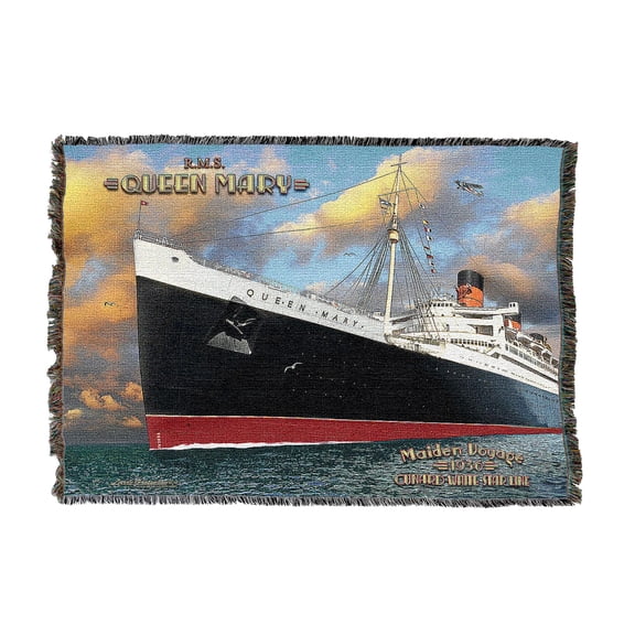 Pure Country Weavers Queen Mary Medium Tapestry Throw Woven from Cotton - Made in The USA (50x60)