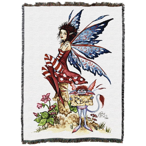 Pure Country Weavers The Brat Large Tapestry Throw Woven from Cotton - Made in The USA (72x54)