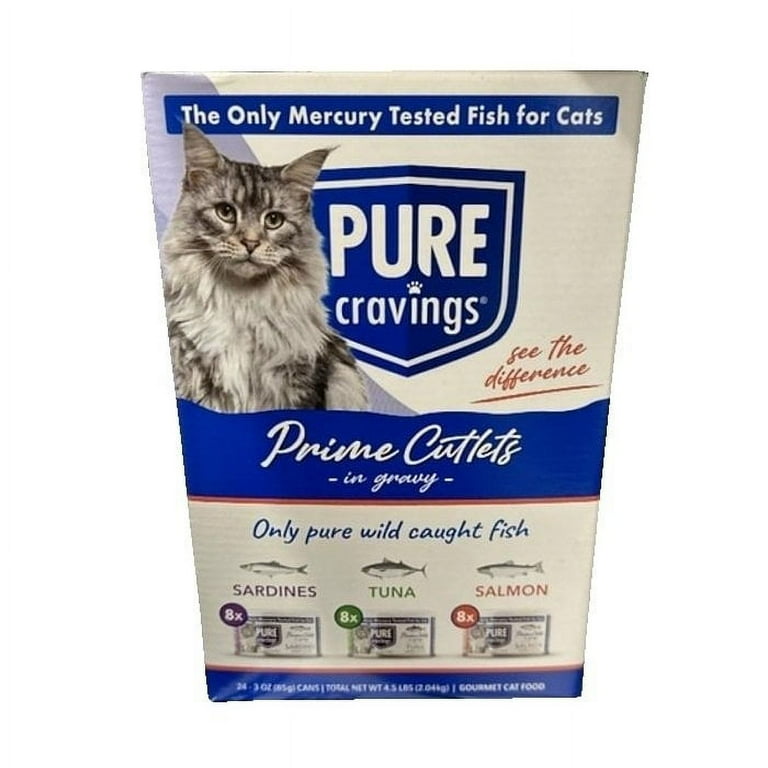 Pure Cravings Prime Cutlets in Gravy Flavor Variety 3 Ounce Pack of 24