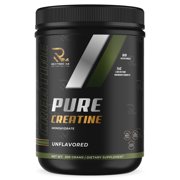 Restore 24 Nutrition Pure Creatine Monohydrate Powder – Unflavored Vegan Pre-Workout & Recovery Supplement – Micronized for Enhanced Absorption Supports Muscle Strength – 300g (60 Servings)