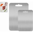 thumbnail image 1 of Pure Cut Titanium Cutting Board, Titanpro Cutting Board for Kitchen, Purecut Knife-Friendly Cutting Boards Durable, Non-porous and Easy to Clean (S:11.4 * 7.87in+L:15.35 * 11.02in), 1 of 9