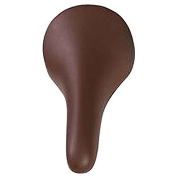 Pure Cycles Drome 2 Saddle - Brown Steel Rails PVC Cover Unisex