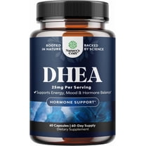 Nature’s Craft 25mg Mood Support & Hormone Balance DHEA Supplement for Women & Men, 60 Capsules