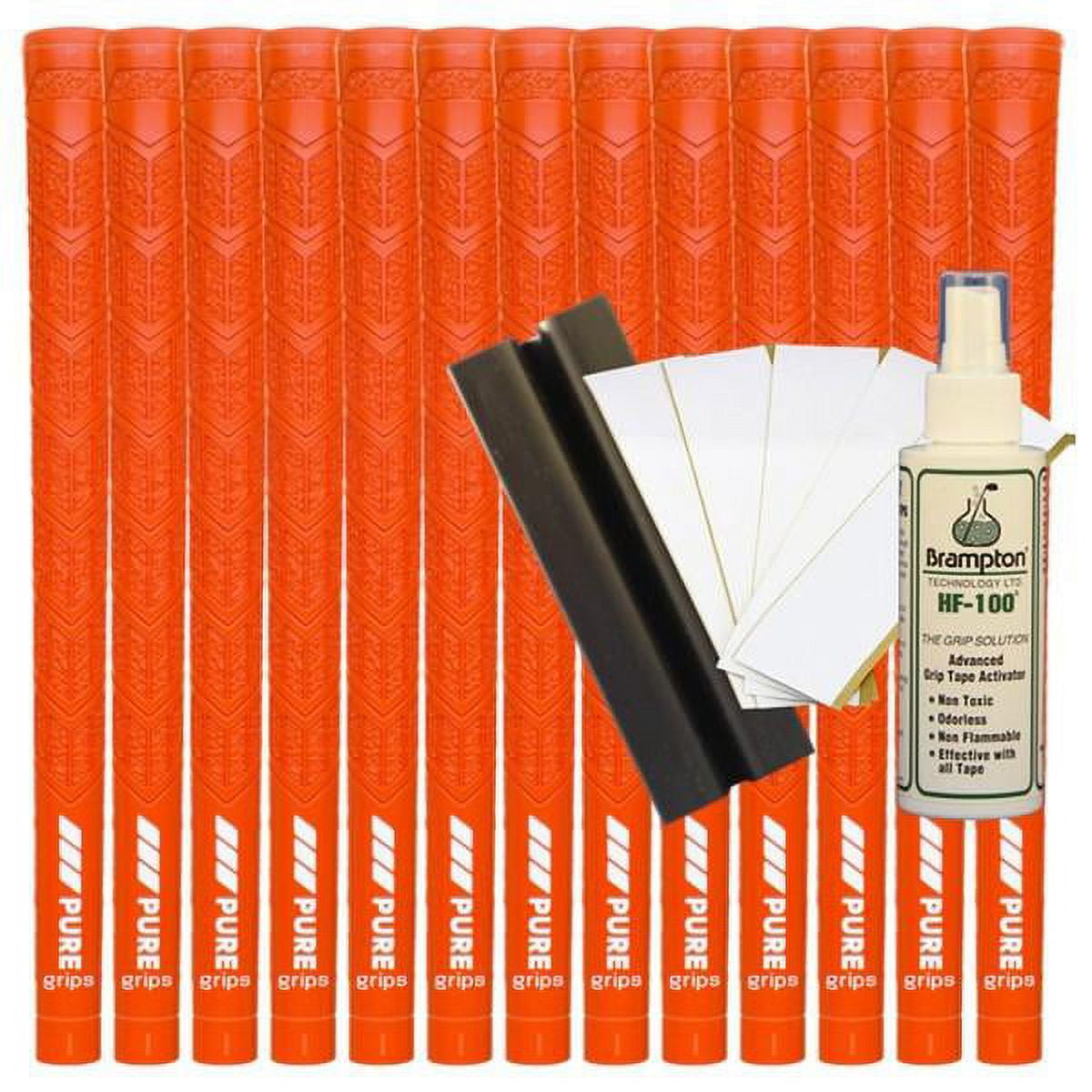 Pure DTX Standard Orange (13pc set) + Golf Grip Kit (tape, solvent