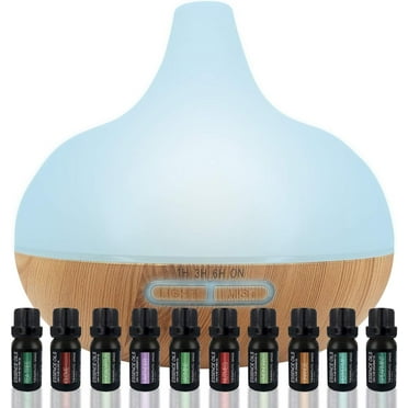GuruNanda Honeycomb Essential Oil Diffuser - White, Aroma Pure, Small ...
