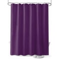 thumbnail image 1 of Pure Dark Purple Shower Curtain Set, Waterproof Shower Curtains for Bathroom, Simple Solid Color Washable Fabric Cloth Bath Curtain for Bathtub Decoration with Hooks 72x78 Inches, 1 of 6