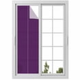 thumbnail image 1 of Pure Dark Purple Window Privacy Film, Simple Solid Color Static Cling UV Sun Blocking Heat Control Window Tint Day and Night, Non-Adhesive Reusable One Way Windows Privacy Cover 17.7''x78.7'', 1 of 7