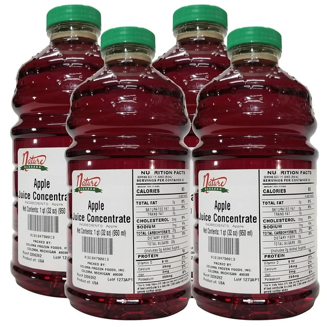Pure Domestic Fruit Juice Concentrate 4 Quarts (4/32 fl oz bottles