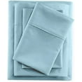 thumbnail image 1 of Pure Dreams 4 Piece Luxury Bed Sheets Set- 400TC Cotton Sheets- Deep Pocket of 16" Inch- Hotel Style BeddingLight Blue Solid, Full-XXL, 1 of 7