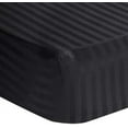thumbnail image 1 of Pure Dreams Fitted Hospital Bed Sheets, 36"X80"X12" 100% Cotton Soft and Comfy, 400 Thread Count- Black Stripe, 1 of 7