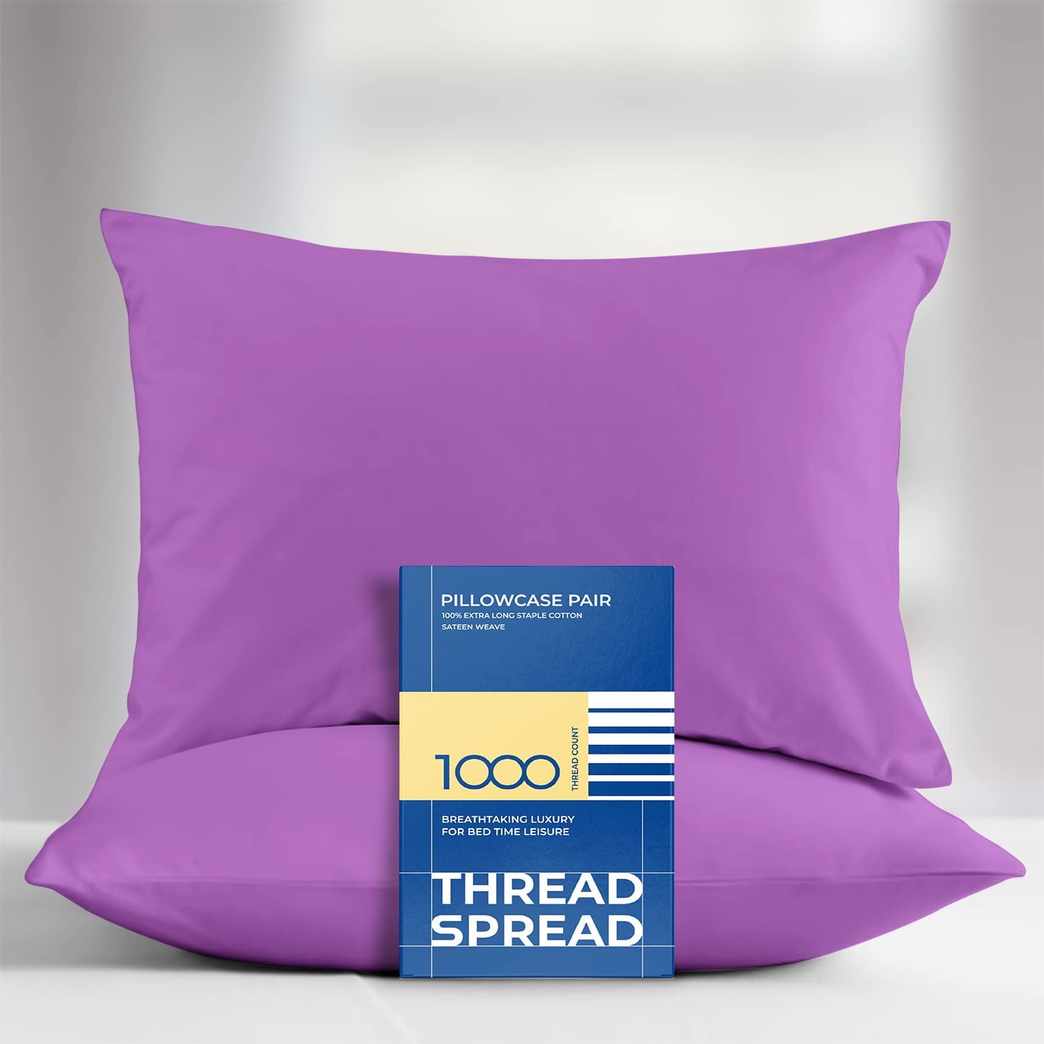 Pure Egyptian King Size Cotton Bed Sheets Set (King 1000 Thread Count