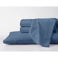 thumbnail image 1 of Pure Egyptian Queen Size Cotton Bed Sheets Set 1000 Thread Count Bedding – Queen Size Bed 15" Inch Deep Pocket Queen Sheets - Mediterranean Blue, 1 of 7