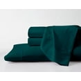 thumbnail image 1 of Pure Egyptian Queen-XL Size Cotton Bed Sheets Set 1000 Thread Count Bedding – Queen-XL Size Bed 12" Inch Deep Pocket Queen-XL Sheets - Teal Blue, 1 of 7