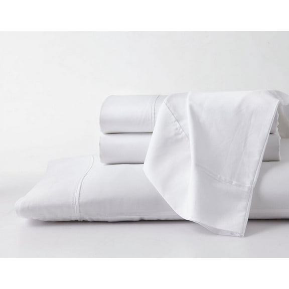 Pure Egyptian Queen-XL Size Cotton Bed Sheets Set 1000 Thread Count Bedding – Queen-XL Size Bed 12" Inch Deep Pocket Queen-XL Sheets - White