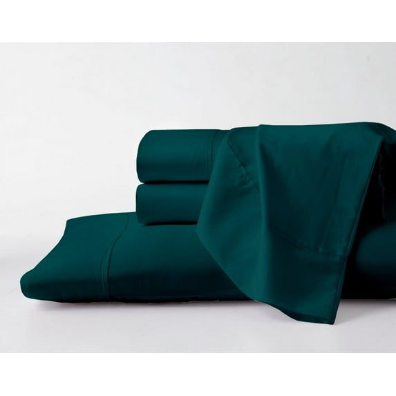 Pure Egyptian Twin-XL Size Cotton Bed Sheets Set 1000 Thread Count Bedding – Twin-XL Size Bed 21" Inch Deep Pocket Twin-XL Sheets - Teal Blue