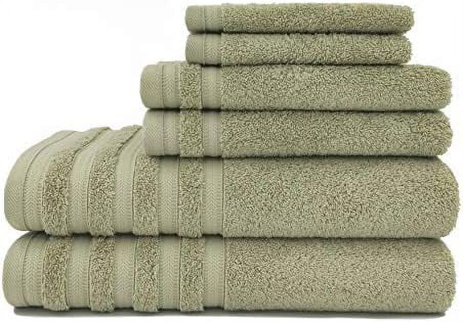Pure Elegance 100 Turkish Cotton Luxury Towels, 2 Bath Towels, 2 Hand
