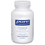 Pure Encapsulations Choline Bitartrate - 275 mg Choline Bitartrate - Supports Methylation, Brain Health & Cell Function* - Highly Bioavailable - Vegan & Non-GMO - 100 Capsules