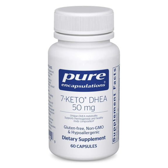 Pure Encapsulations 7-KETO DHEA 50 mg | Unique DHEA Metabolite Supplement to Support Thermogenesis and Healthy Body Composition* | 60 Capsules