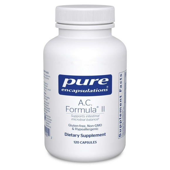 Pure Encapsulations A.C. Formula II | Hypoallergenic Dietary Supplement to Promote Healthy Balance | 120 Capsules