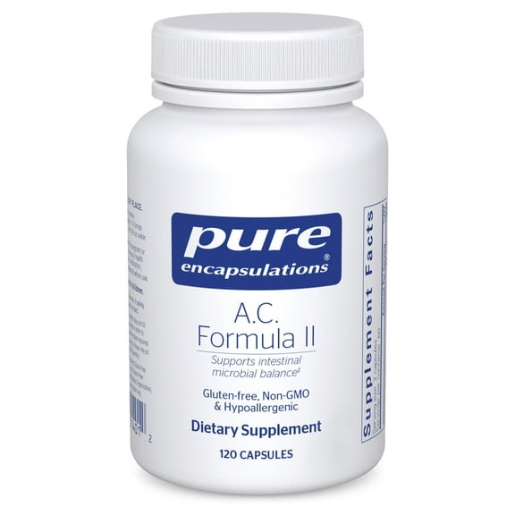 Pure Encapsulations A.C. Formula II | Hypoallergenic Dietary Supplement to Promote Healthy Balance | 120 Capsules
