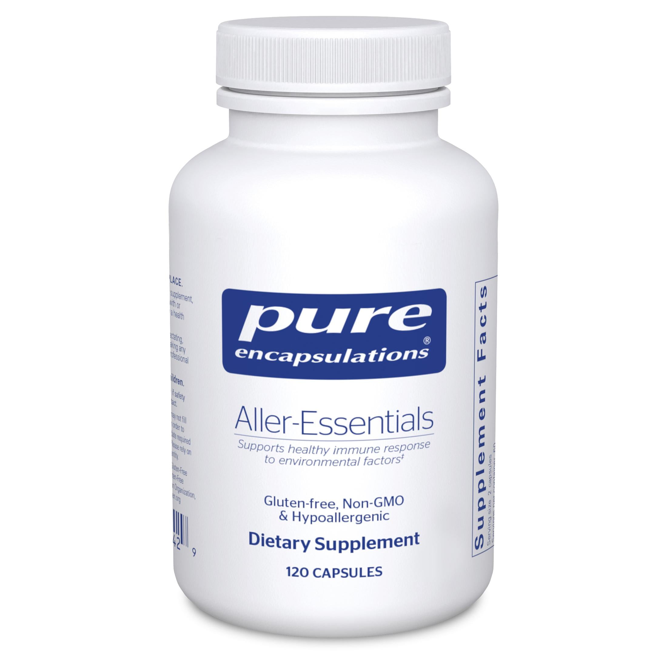 Pure Encapsulations Aller-Essentials | Hypoallergenic Dietary Supplement for Healthy Immune Response and Nasal Function* | 120 Capsules