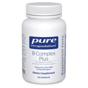Pure Encapsulations B-Complex Plus | B Vitamins Supplement to Support Red Blood Cell Growth, Neurological and Psychological Health, Cardiovascular Health, and Energy Levels* | 120 counts