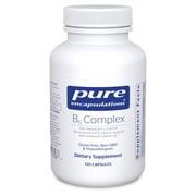 Pure Encapsulations B6 Complex - Supports Nervous System & Brain Health* - Includes B Vitamins - Contains Enriched Vitamin B6 - Non-GMO & Gluten Free - 120 Capsules