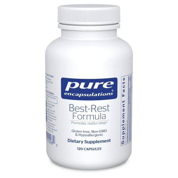 Pure Encapsulations Best-Rest Formula | Supplement to Support the Onset of Sleep and Sleep Quality* | 120 counts