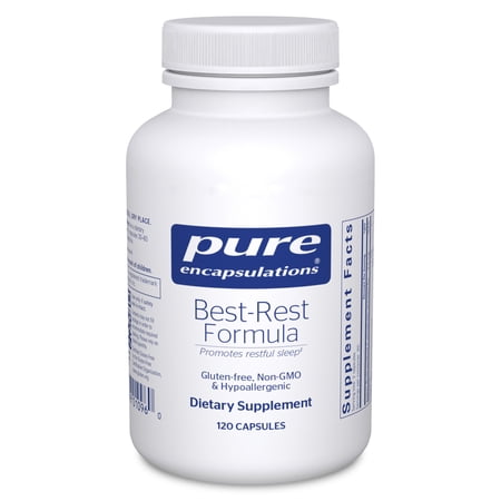 Pure Encapsulations Best-Rest Formula - Supports Restful Sleep - For Relaxation* - Restful Sleep Supplement - Non-GMO & Vegan - 120 Capsules
