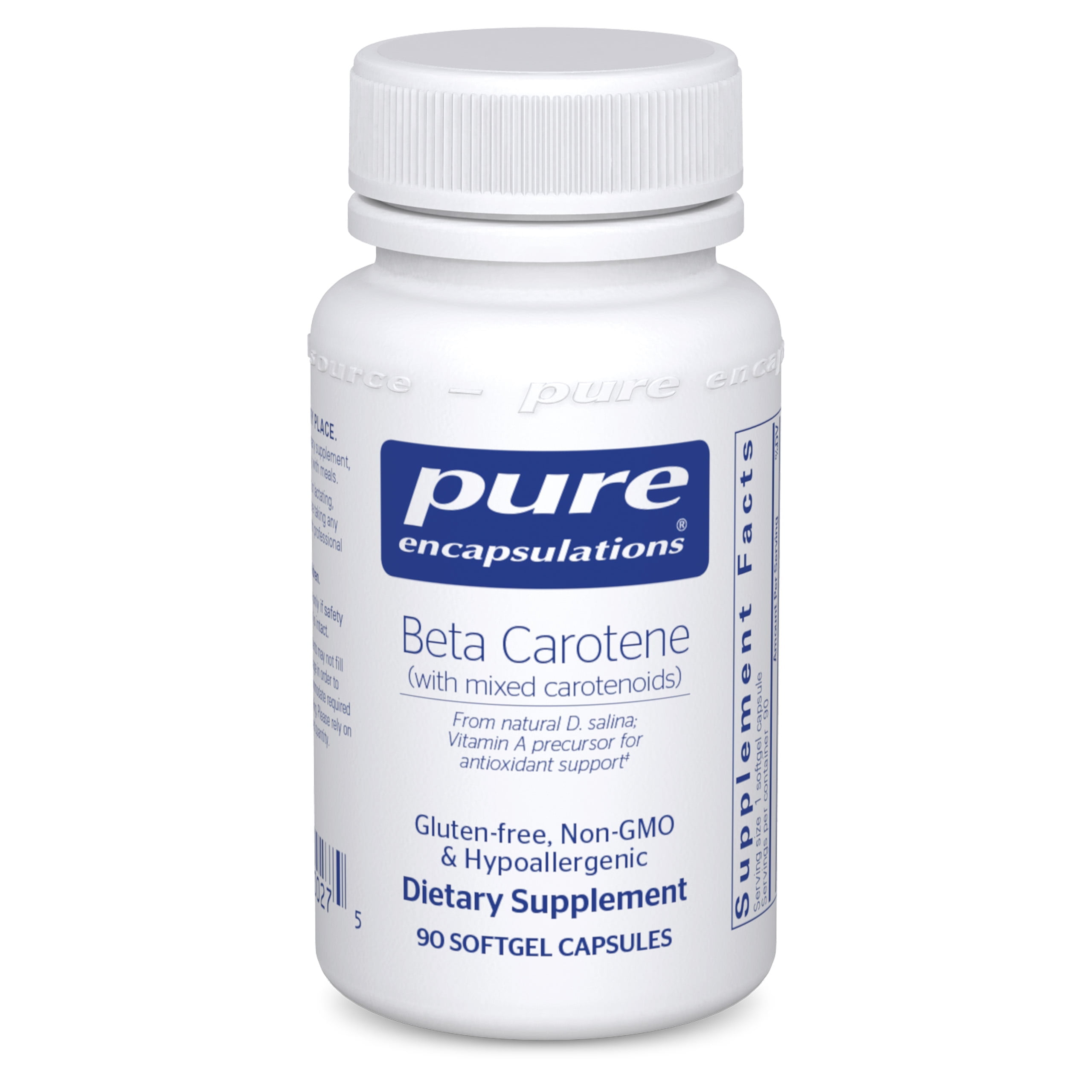Pure Encapsulations Beta Carotene (with Mixed Carotenoids