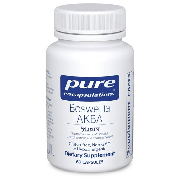 Pure Encapsulations Boswellia AKBA - Supports Joint Health, Colon, Immune System, Gastrointestinal Tract & Cell Health* - With 5-LOXIN Boswellia Extract - Vegan & Non-GMO - 60 Capsules