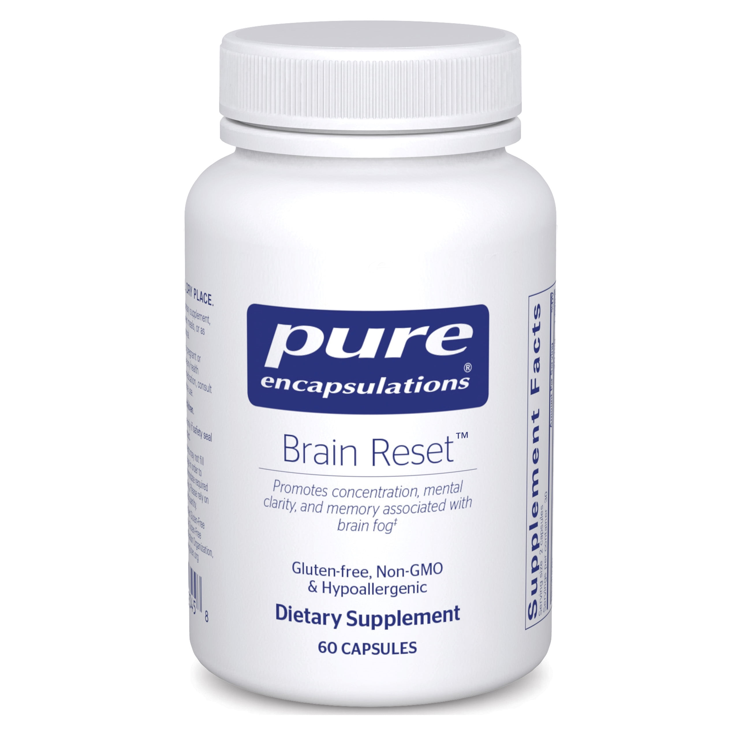 Pure Encapsulations Brain Reset | Supports Concentration, Clarity, and Memory Associated with Brain Fog | 60 Capsules