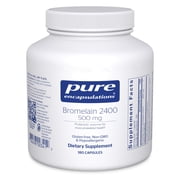 Pure Encapsulations Bromelain 2400 500 mg - For Digestive Support & Musculoskeletal Health - Supports Joints & Muscle Recovery* - Proteolytic Enzymes - Vegan - 180 Capsules
