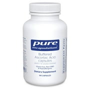 Pure Encapsulations Buffered Ascorbic Acid counts | Vitamin C for Sensitive Individuals* | 90 counts