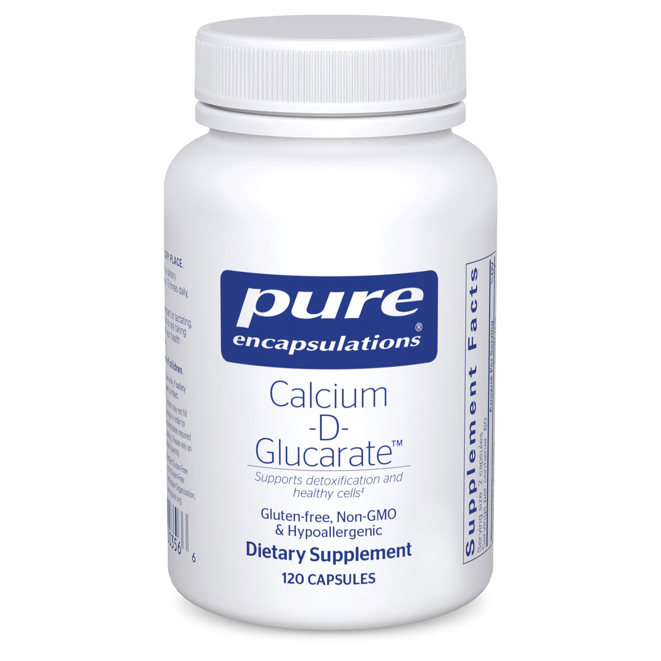 calcium d-glucarate glutathione Pure Encapsulations Calcium-D-Glucarate | Supplement to Support Cellular  Health in the Liver, Lungs, Breast, and Colon*