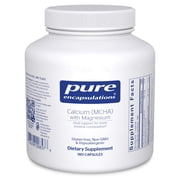 Pure Encapsulations Calcium MCHA with Magnesium | Hypoallergenic Dietary Supplement for Bone Support* | 180 Capsules