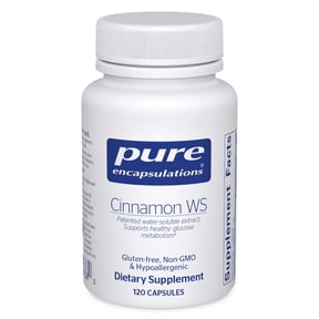 Pure Encapsulations Cinnamon WS | Patented Water-Soluble Extract for Healthy Carbohydrate Metabolism* | 120 Capsules