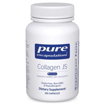 Pure Encapsulations Collagen JS - Skin & Joint Health* - 1,000 mg Hydrolyzed Biocell Collagen - Gluten Free & Non-GMO - 120 Capsules