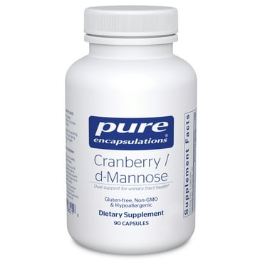 Pure Encapsulations Cranberry D-Mannose - Supports Urinary Tract Health* - With Cranberry Fruit Solids - Vegan & Non-GMO Dietary Supplement - 90 Capsules