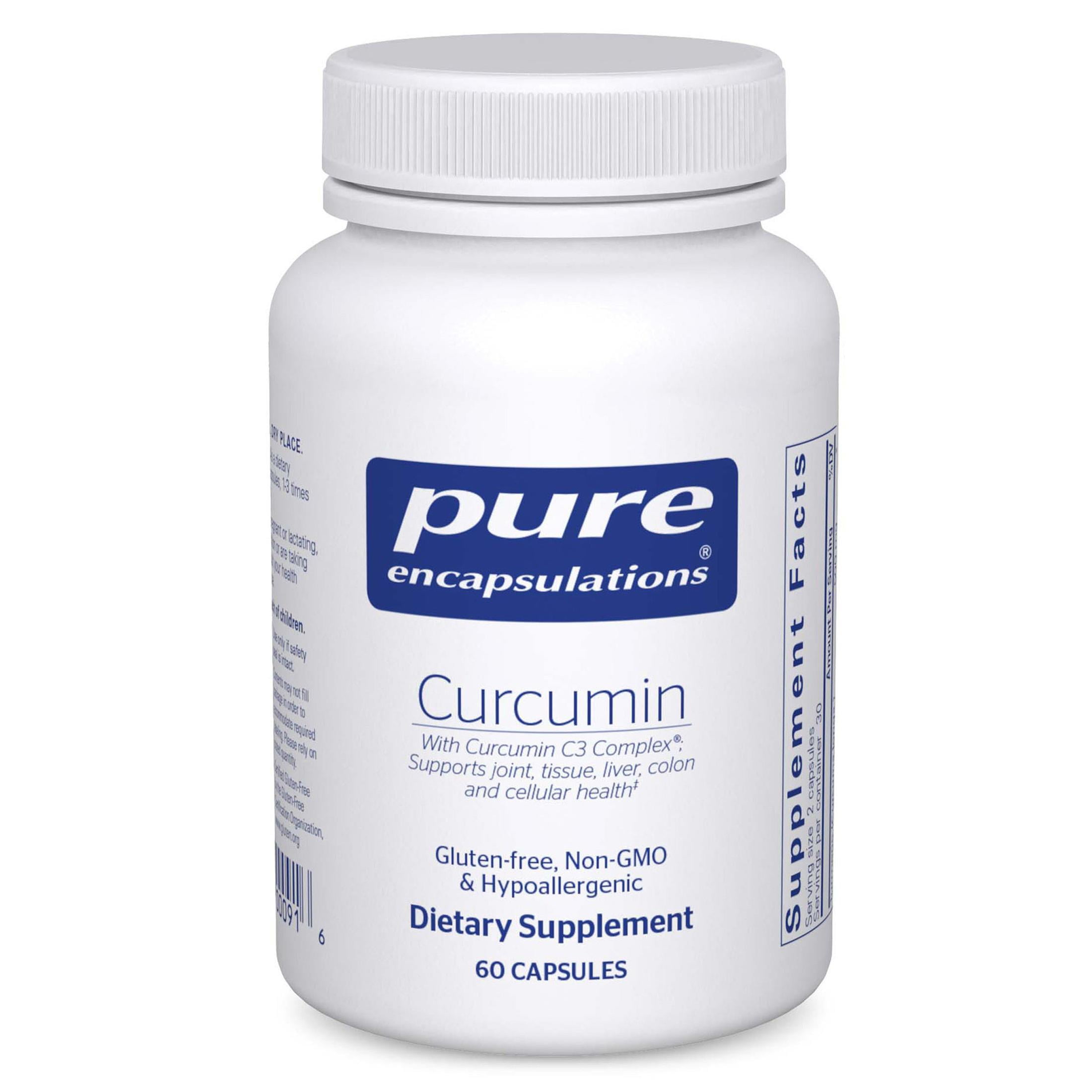 Pure Encapsulations Curcumin - 500 mg - Supports Joint Health & Liver Health* - Curcuma Longa Capsule - Non-GMO & Vegan - 60 Capsules