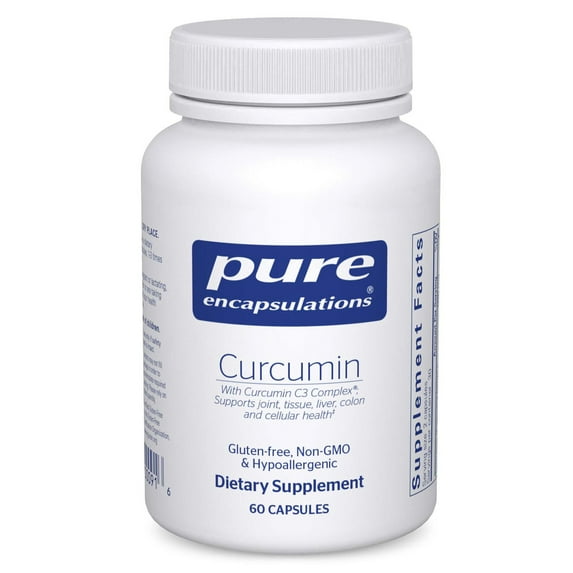 Pure Encapsulations Curcumin - 500 mg - Supports Joint Health & Liver Health - Curcuma Longa Capsule - Non-GMO & Vegan - 60 Capsules
