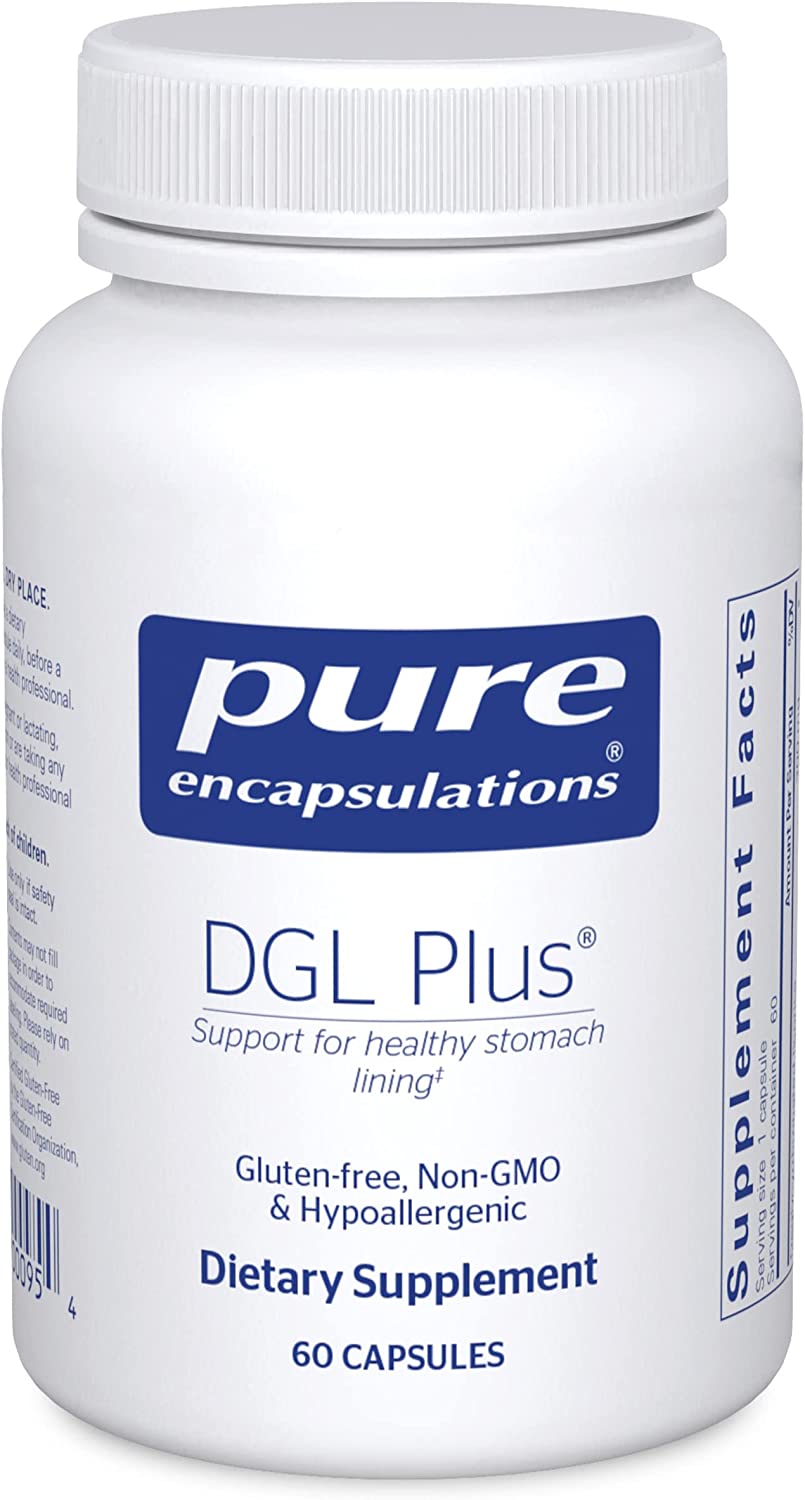 Pure Encapsulations DGL Plus Deglycyrrhizinated Licorice Supplement