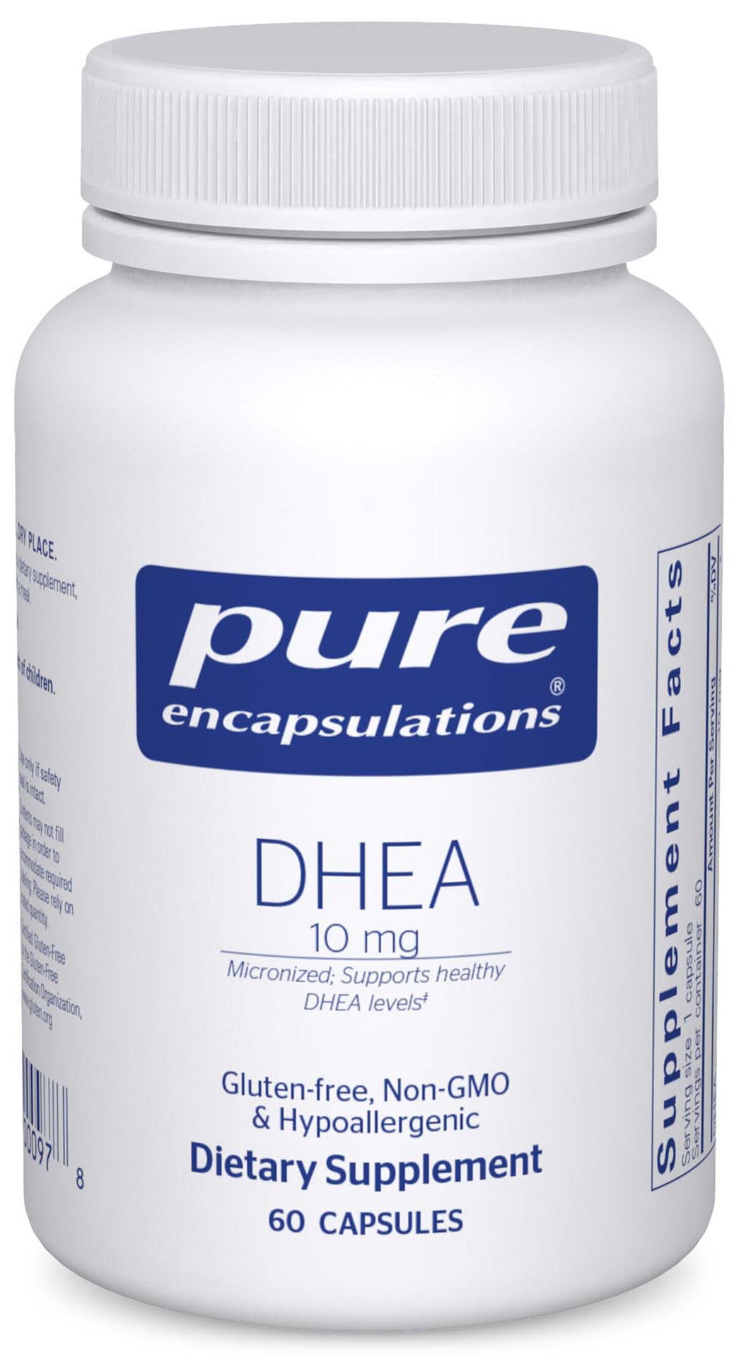 Pure Encapsulations DHEA 10 mg Adrenal Supplement for Immune Support