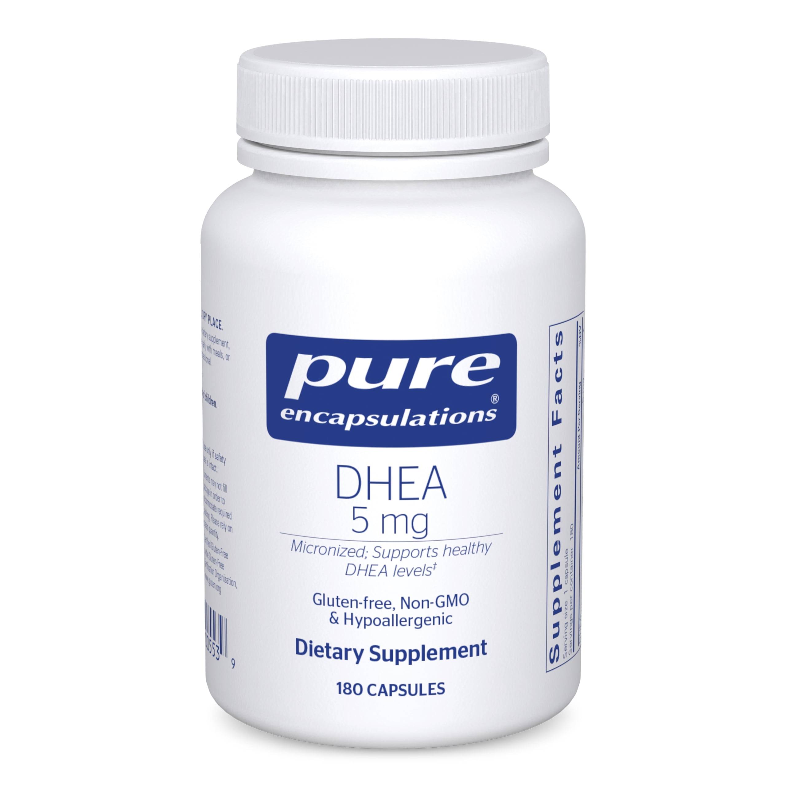 Pure Encapsulations DHEA 5 mg | Supplement for Immune Support, and Hormone Balance* | 180 counts