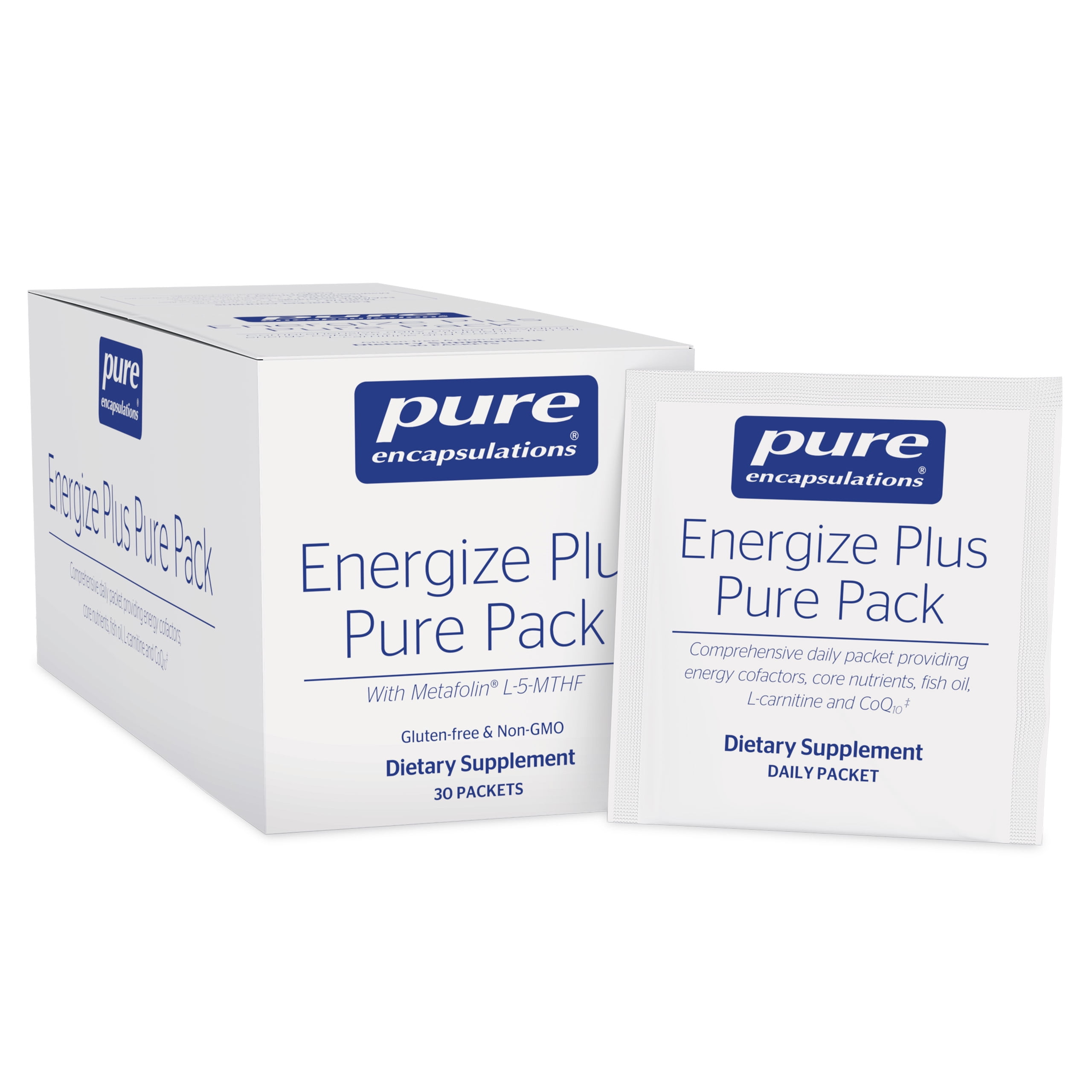 Pure Encapsulations Energize Plus Pure Pack | Supplement to Support Energy Production and Nutrient Metabolism | 30 Packets