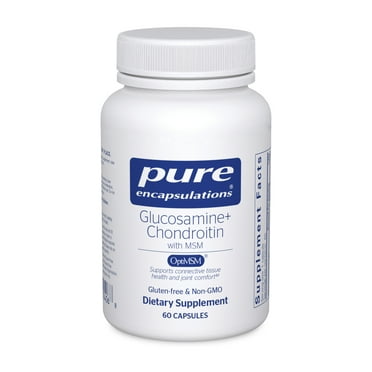 Pure Encapsulations Glucosamine Chondroitin with MSM | Supplement to Support Cartilage, Connective Tissue, and Joint Health* | 60 counts