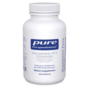Pure Encapsulations Glucosamine HCl Chondroitin | Hypoallergenic Dual|Strength Support for Healthy Joint Motility and Function* | 120 Capsules